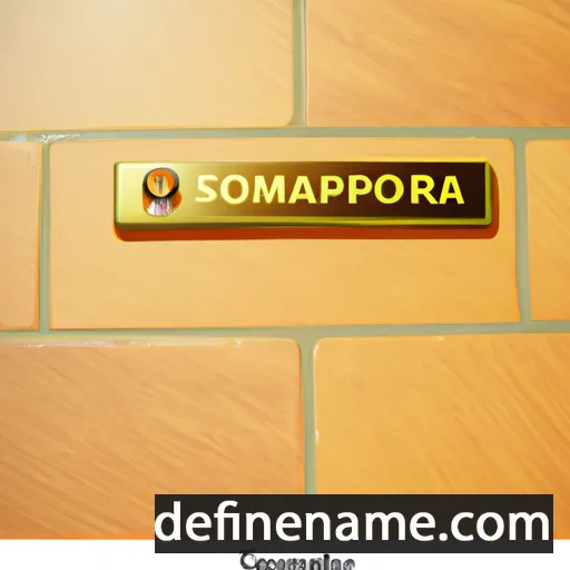 cartoon of the name Simphorosa