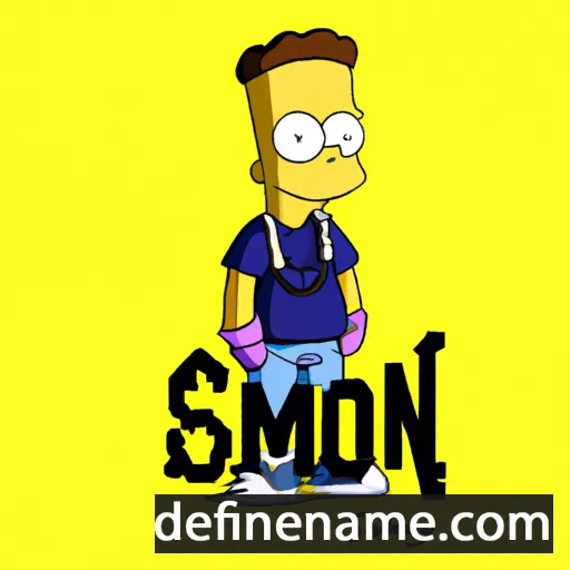 cartoon of the name Simson