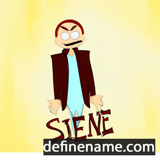 cartoon of the name Sin-denye