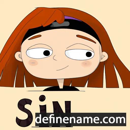 cartoon of the name Sina