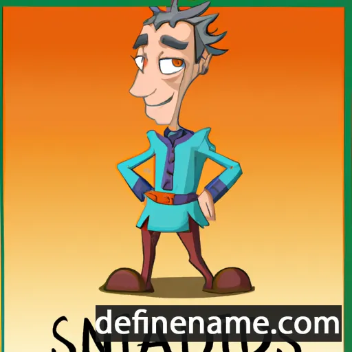 cartoon of the name Sindarius