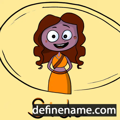 cartoon of the name Sindia