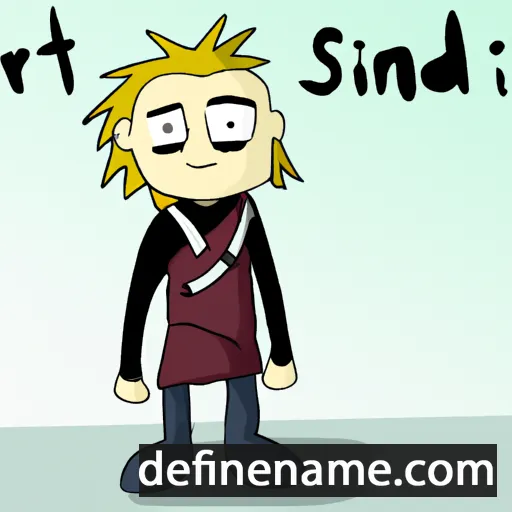 Sindrit cartoon