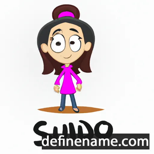 cartoon of the name Sindu