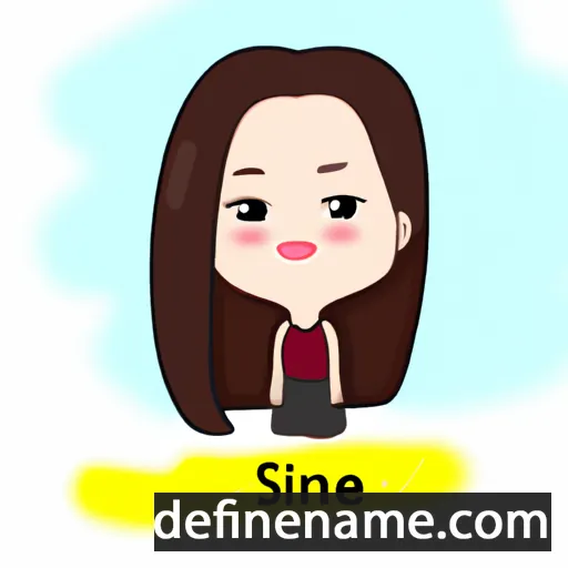 cartoon of the name Sinhye