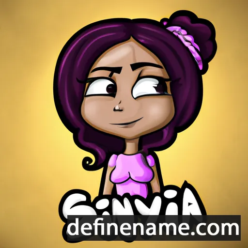 cartoon of the name Siniya