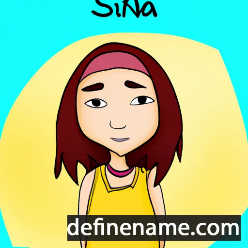 Sinja cartoon