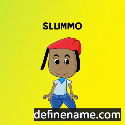 cartoon of the name Sinmiloluwa