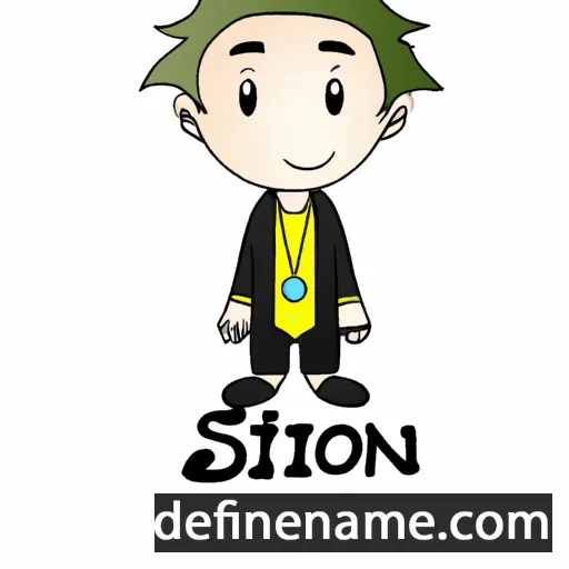 cartoon of the name Sinon