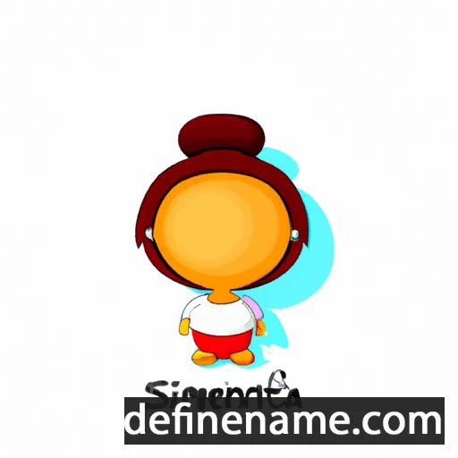 cartoon of the name Sintemaza