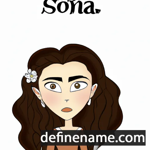 cartoon of the name Siofna