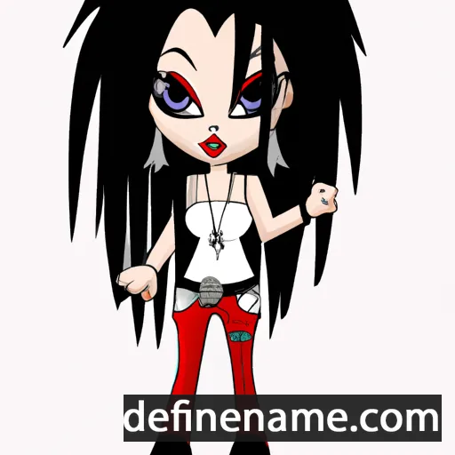 cartoon of the name Siouxsie