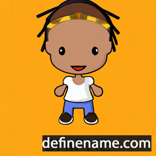 cartoon of the name Siphiwe