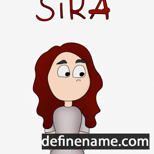 cartoon of the name Sira