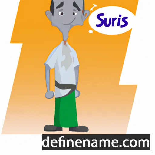 cartoon of the name Sirajus