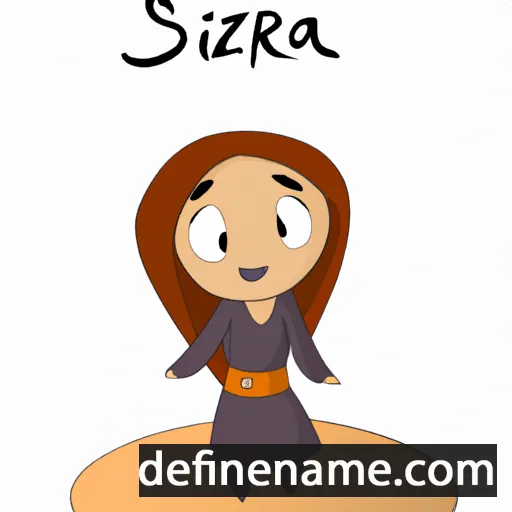 cartoon of the name Siražiya