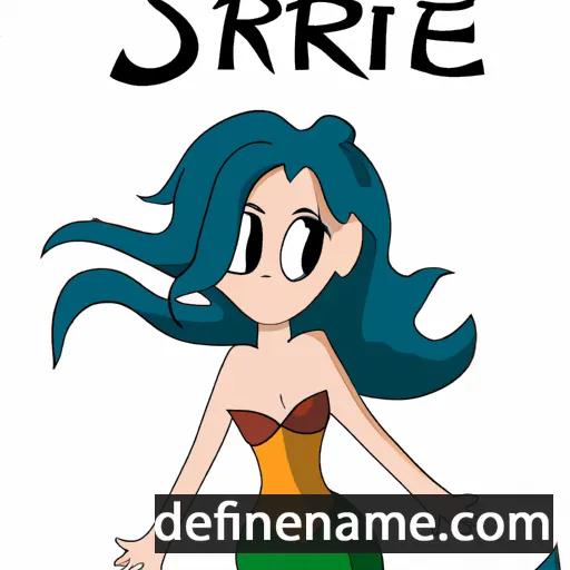 cartoon of the name Sirène