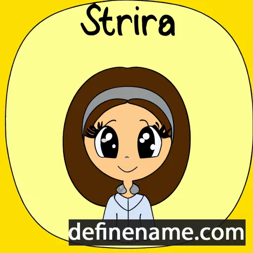 cartoon of the name Siriana