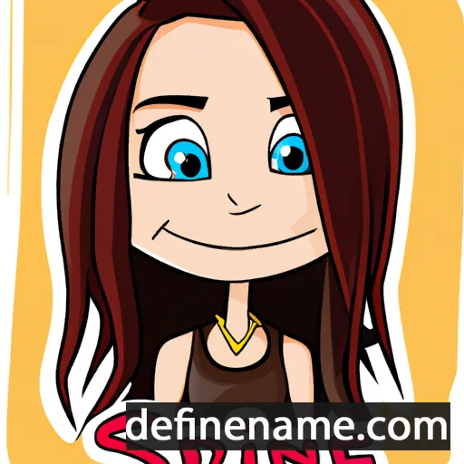 cartoon of the name Sirine