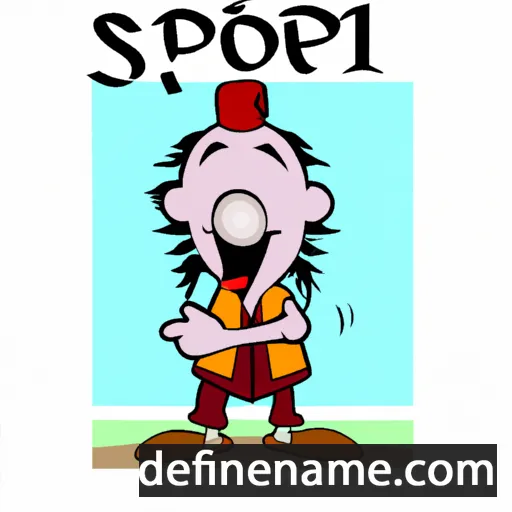 cartoon of the name Siripol