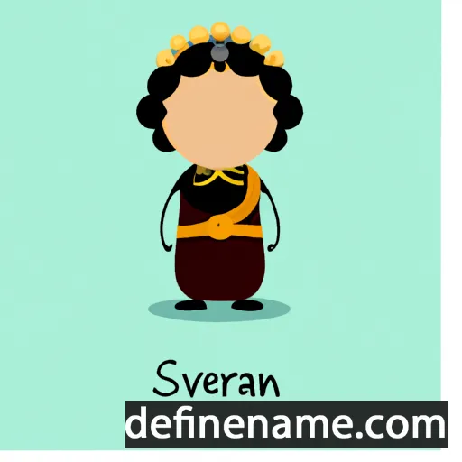 cartoon of the name Sirivannavari