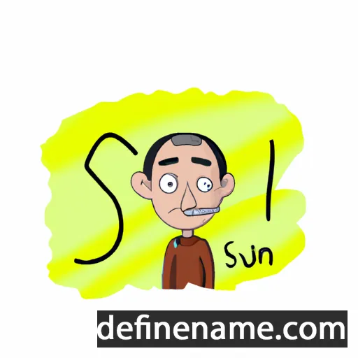 cartoon of the name Sirun