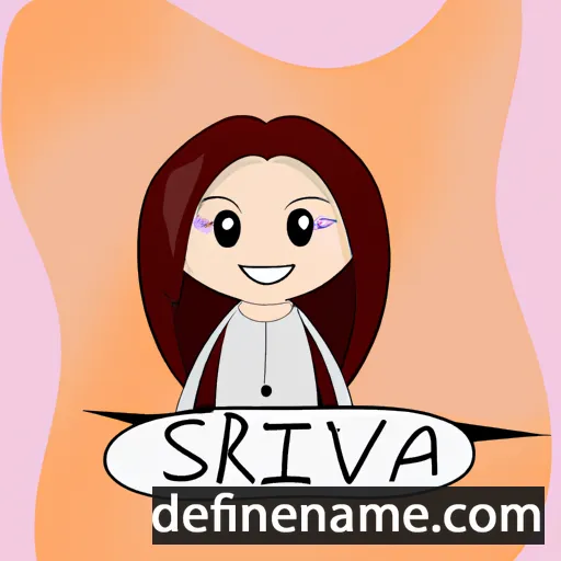 cartoon of the name Sirvia