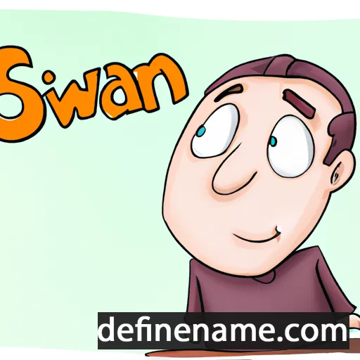 cartoon of the name Sirwan