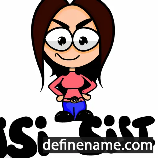 cartoon of the name Sisi