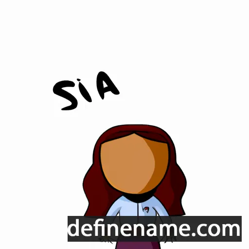 cartoon of the name Sitala