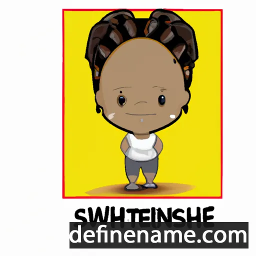 cartoon of the name Sitshengisiwe