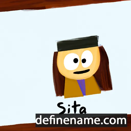 cartoon of the name Sitta