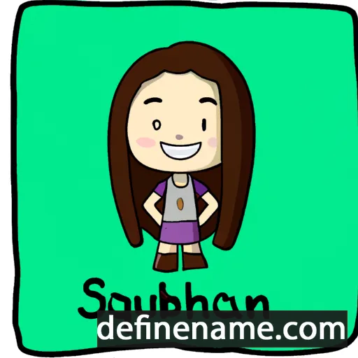 cartoon of the name Siubhan