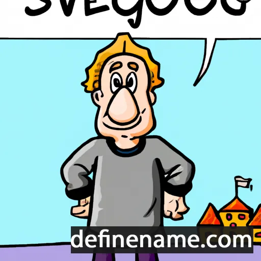 cartoon of the name Sivborg