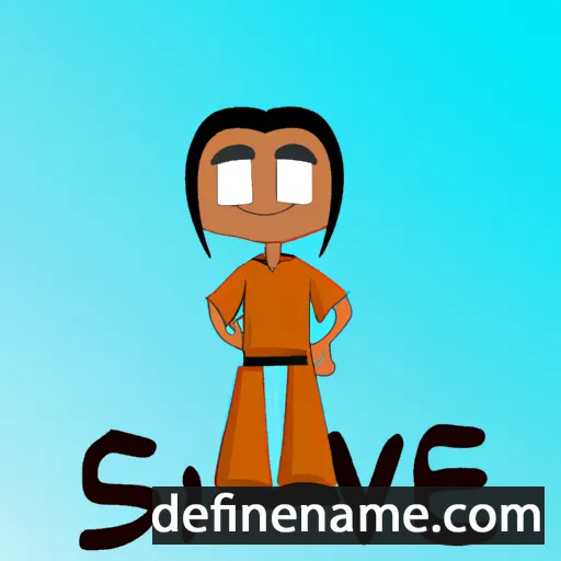 cartoon of the name Sive