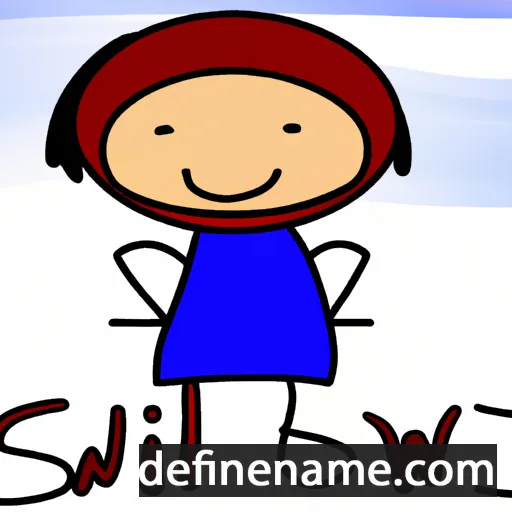 cartoon of the name Siwi