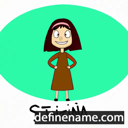 cartoon of the name Sixtina