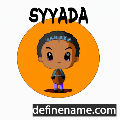 cartoon of the name Siyanda