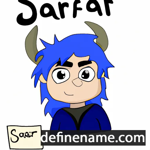 Sjafnar cartoon