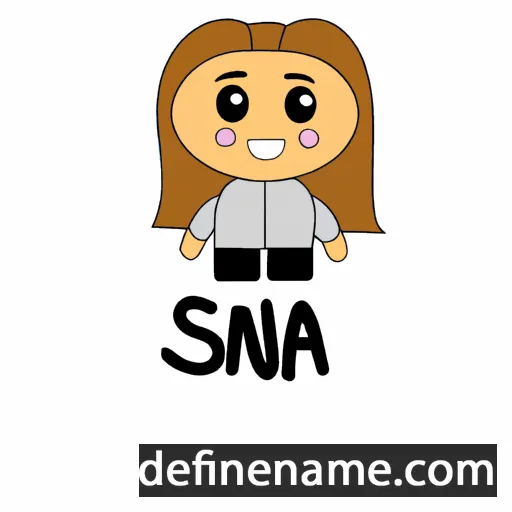 Sjana cartoon