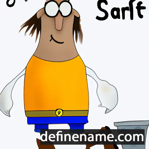 cartoon of the name Sjarlot