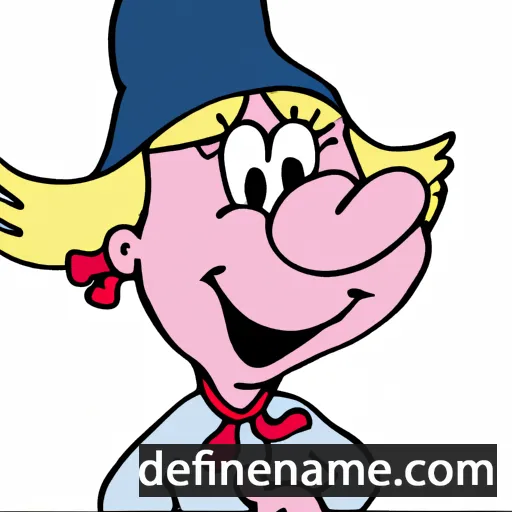 cartoon of the name Sjoerdtje