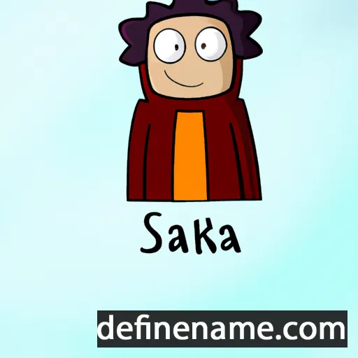 cartoon of the name Skaara