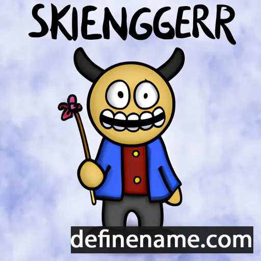 Skæringr cartoon