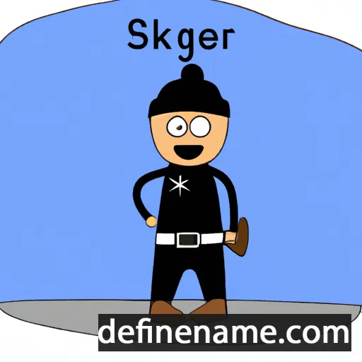 Skæringur cartoon