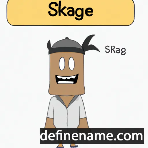 Skage cartoon