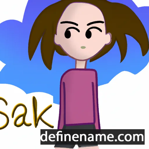 cartoon of the name Skai