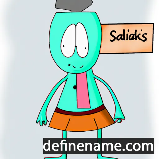 cartoon of the name Skaidruolė