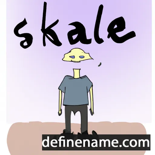 Skalle cartoon