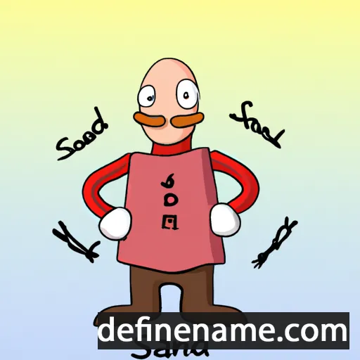 cartoon of the name Skand